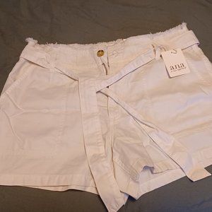 Off White A.N.A shorts with tie belt